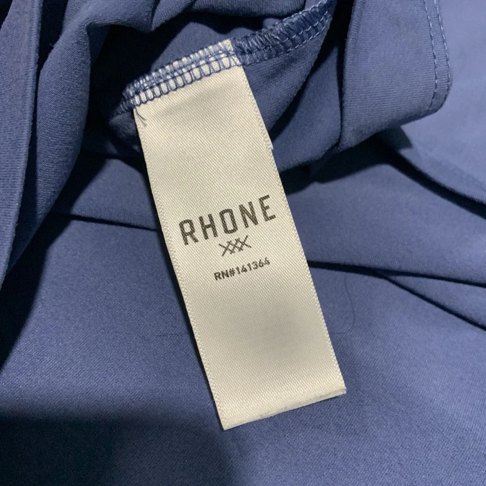 Lot of 2 - RHONE Men's Reign Short Sleeve Shirts Athleisure Comfort Red Blue XL - Picture 13 of 16